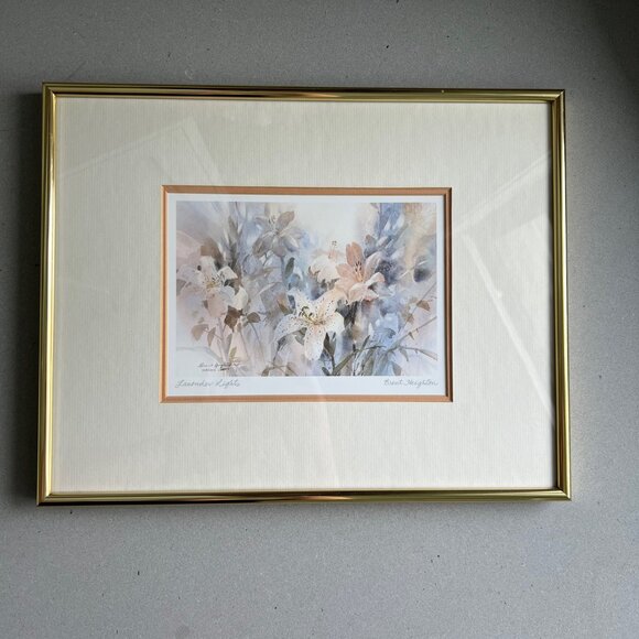 Brent Heighton Lavender Lights Elegant Impressionist Art Print, 14.5”x11.5" - Picture 2 of 11